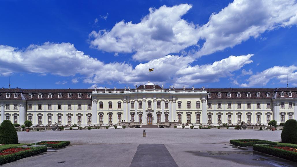 Der Neue Hauptbau des Residenzschlosses Ludwigsburg von der Südseite