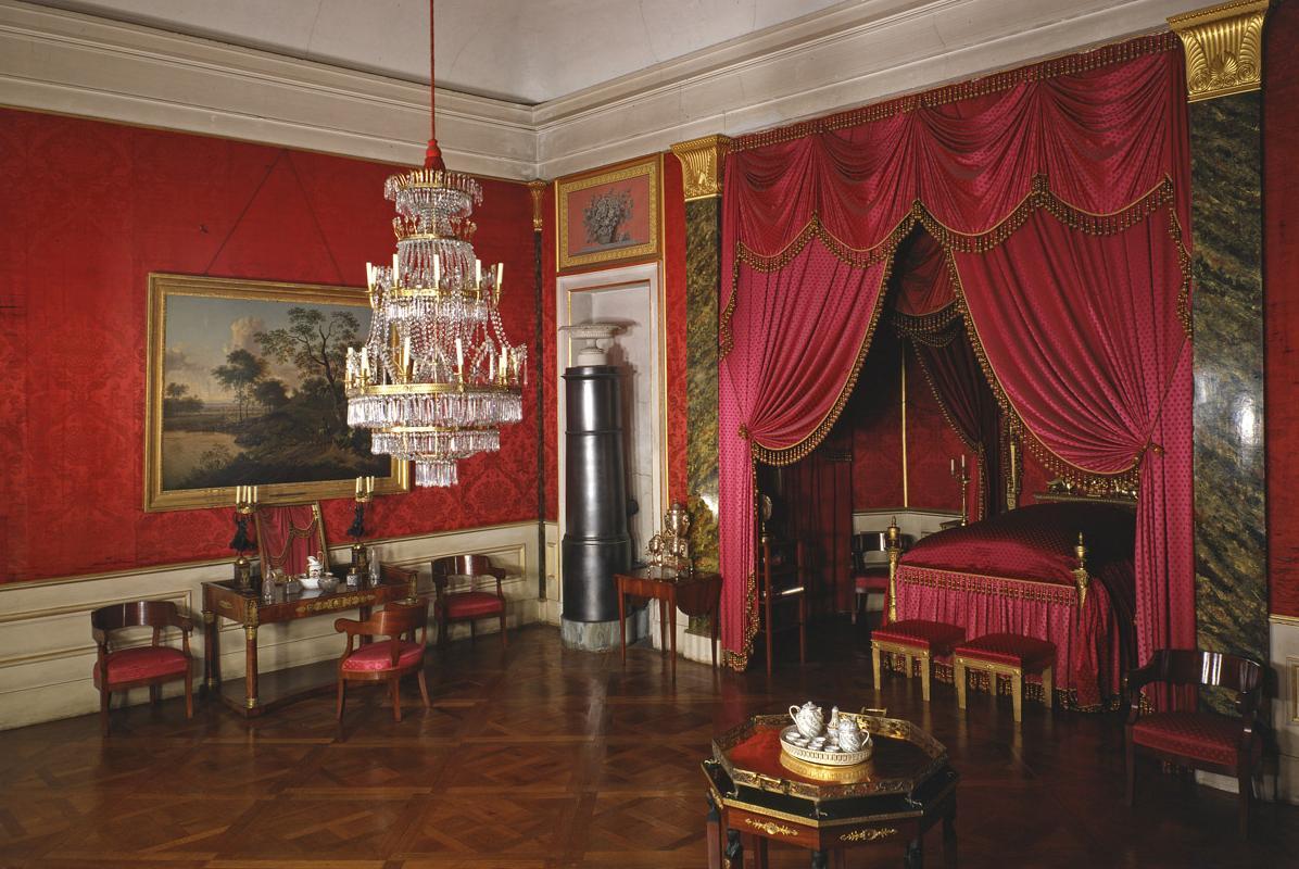 Das Schlafzimmer von Königin Charlotte Mathilde im Residenzschloss Ludwigsburg