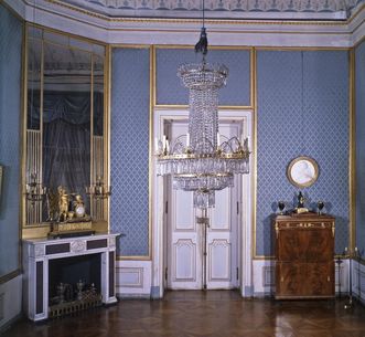 Writing room in King Friedrich I's apartment in the new central building, Ludwigsburg Residential Palace
