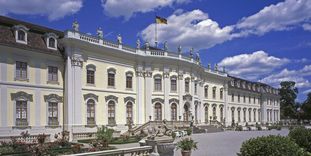 Das Residenzschloss Ludwigsburg von der Südseite