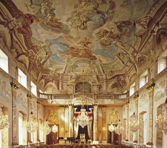 Der Ordenssaal im Residenzschloss Ludwigsburg