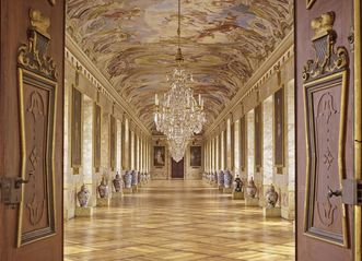 Ancestral portrait gallery at Ludwigsburg Residential Palace