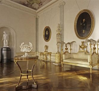 Vorzimmer des Appartements der Königin Charlotte Mathilde im Residenzschloss Ludwigsburg