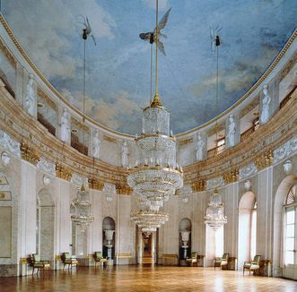 The Marmorsaal of Ludwigsburg Residential Palace