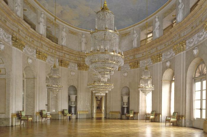 Salon de marbre du château résidentiel de Ludwigsbourg 