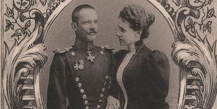 Detail des Hochzeitsfotos von Maximilian und Olga