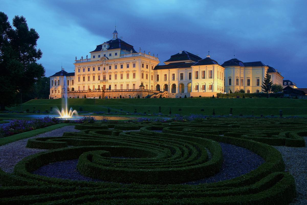 The old central building at Ludwigsburg Residential Palace