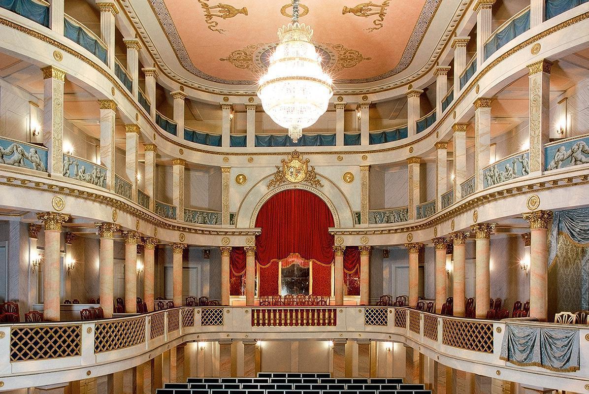View of the interior of the palace theater at Ludwigsburg Residential Palace