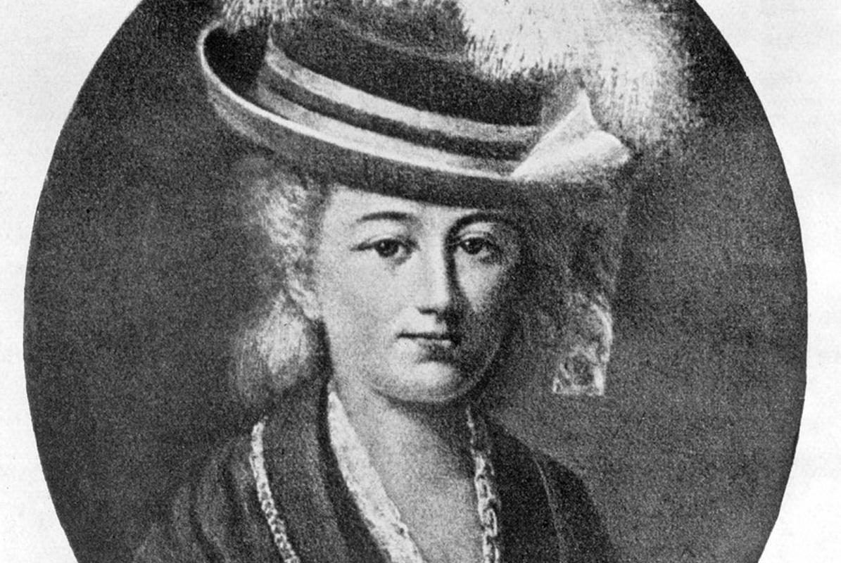 Portrait of Christiane Wilhelmine Friederike, Countess von Würben. Scan: Landesmedienzentrum Baden-Württemberg