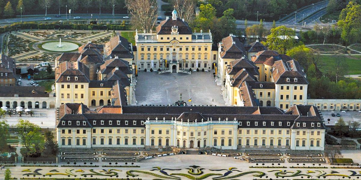 Residenzschloss Ludwigsburg, Luftaufnahme