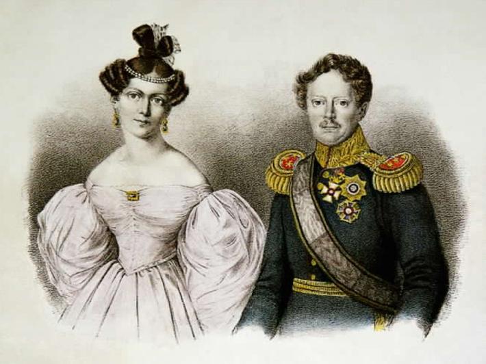 Foto: Landesmedienzentrum Baden-Württemberg, Urheber unbekannt Residenzschloss Ludwigsburg, Pauline und Wilhelm