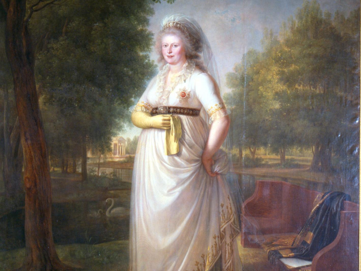 Residenzschloss Ludwigsburg, Portrait Königin Charlotte Mathilde von Württemberg