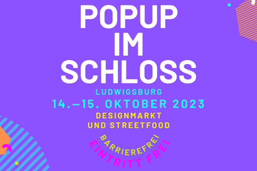 Banner der Veranstaltung #PopUpImSchloss 2023