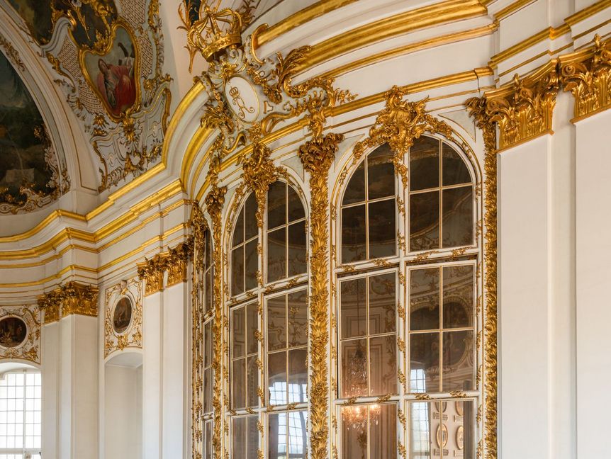 Residenzschloss Ludwigsburg, Innen, Ordenskapelle, Fenster