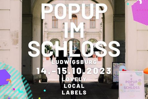 Banner der Veranstaltung #PopUpImSchloss 2023