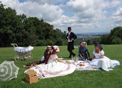 Picknick beim Schlosserlebnistag