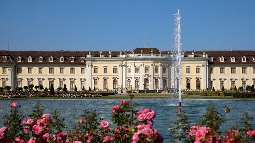 Garden facade of the new central building, Ludwigsburg Residential Palace