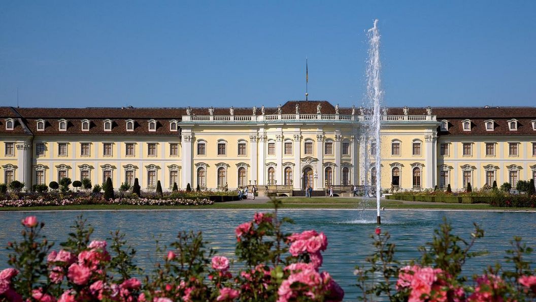 Gartenfassade des Neuen Hauptbaus, Residenzschloss Ludwigsburg