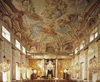Ordenssaal im Ordensbau im Residenzschloss Ludwigsburg