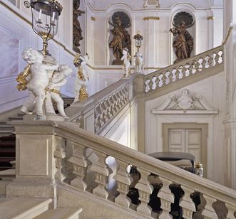 Treppenhaus des Königs Friedrich I. im Neuen Hauptbau des Residenzschlosses Ludwigsburg