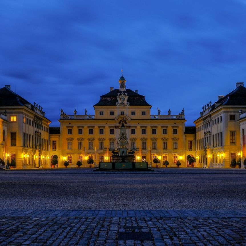 Residenzschloss Ludwigsburg, Außenansicht, Innenhof