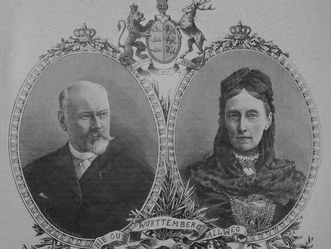 König Karl und Königin Olga von Württemberg, Die Gartenlaube, 1889
