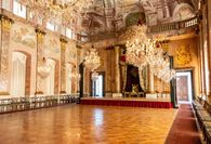 Foto: Staatliche Schlösser und Gärten Baden-Württemberg, Angelika Peetz Residenzschloss Ludwigsburg, Innenaufnahme Ordenssaal