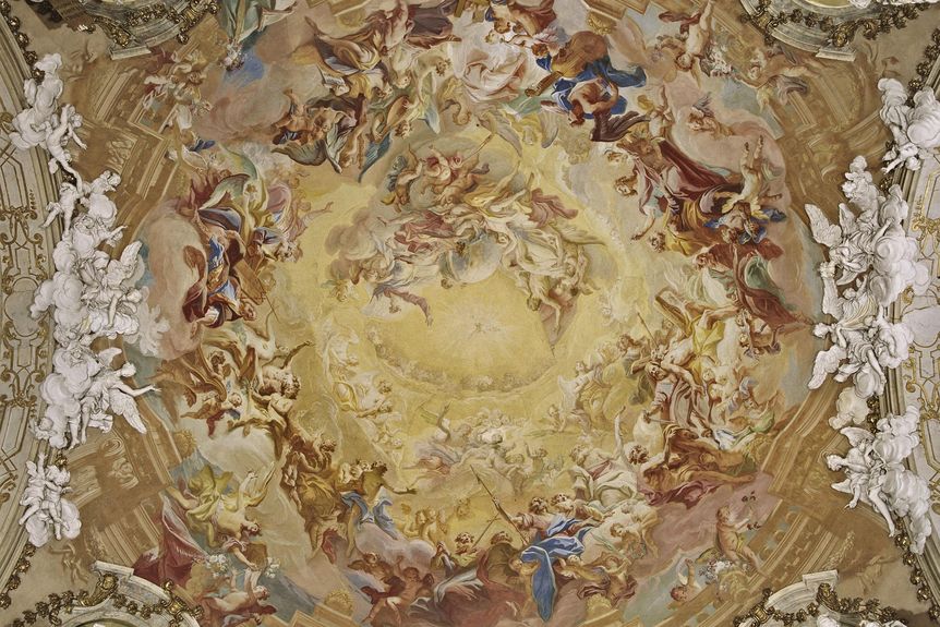 Residenzschloss Ludwigsburg, Deckengemälde in der Schlosskapelle