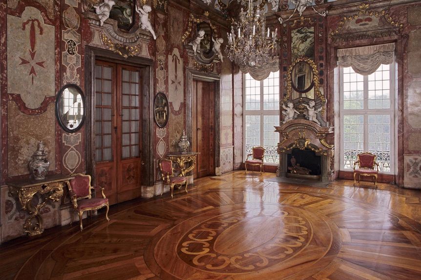 Residenzschloss Ludwigsburg, Innenansicht, Jagdpavillon