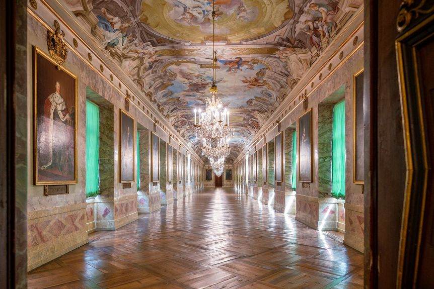 Residenzschloss Ludwigsburg, Innen, Ahnengalerie