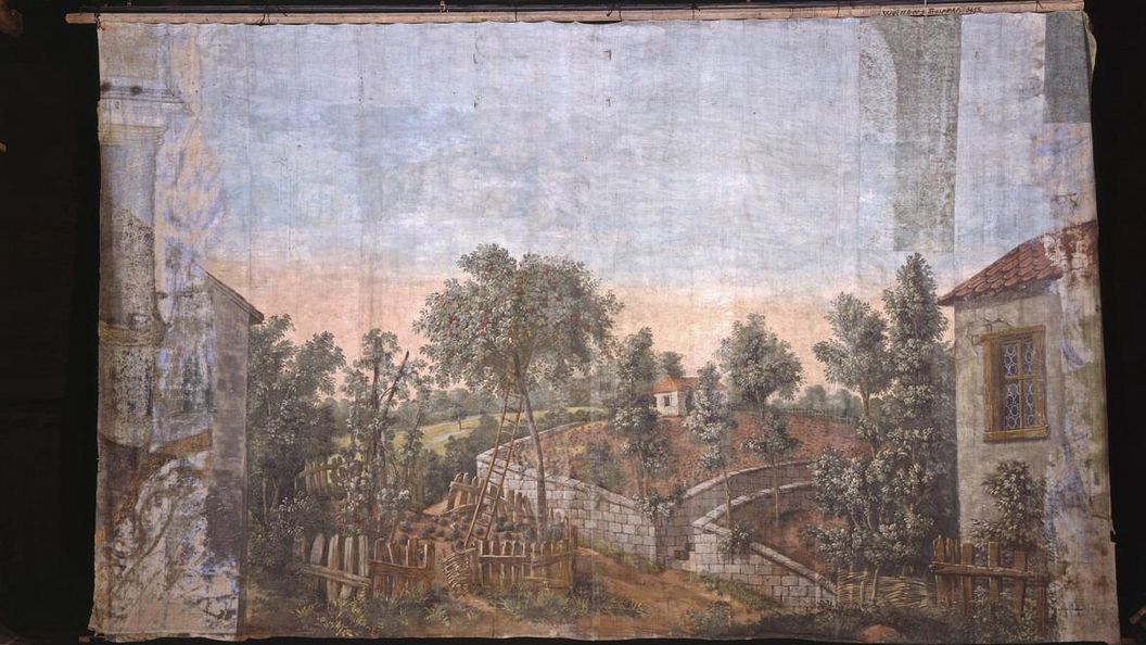 Vineyard stage set for the palace theater, 1763, at Ludwigsburg Residential Palace