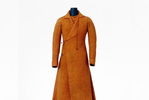 Quilted dressing gown from the fashion museum at Ludwigsburg Residential Palace