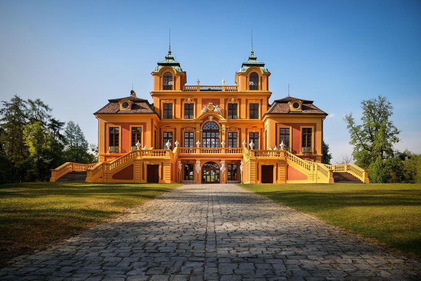 Schloss Favorite Ludwigsburg, Außenfassade