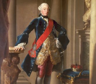 Staatsporträt von Herzog Carl Eugen von Württemberg, Pompeo Batoni, 1753