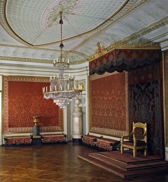 Salle d’audience du roi Friedrich Ier au château résidentiel de Ludwigsbourg 